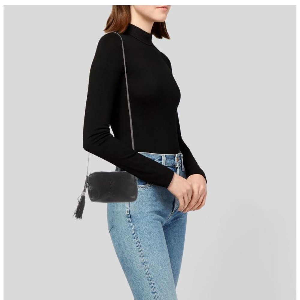 Saint Laurent Small Lou Monogram Camera Bag Crossbody